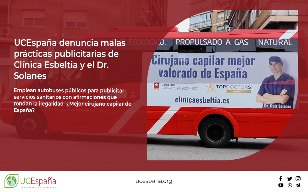UCEspaña denuncia malas prácticas publicitarias de Clínica Esbeltia y el Dr. Solanes