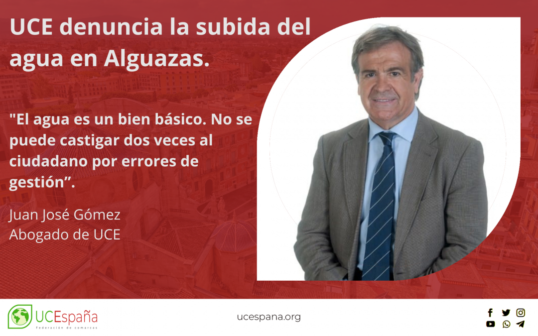 UCE denuncia la subida de la factura del agua en Alguazas