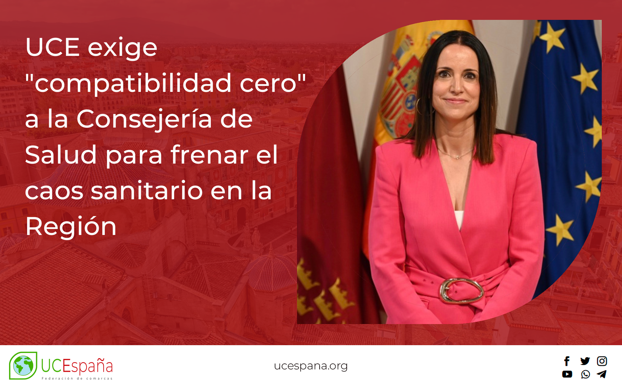 Compatibilidad medicos UCE UCE exige compatibilidad cero a la Consejería de Salud de la Región de Murcia