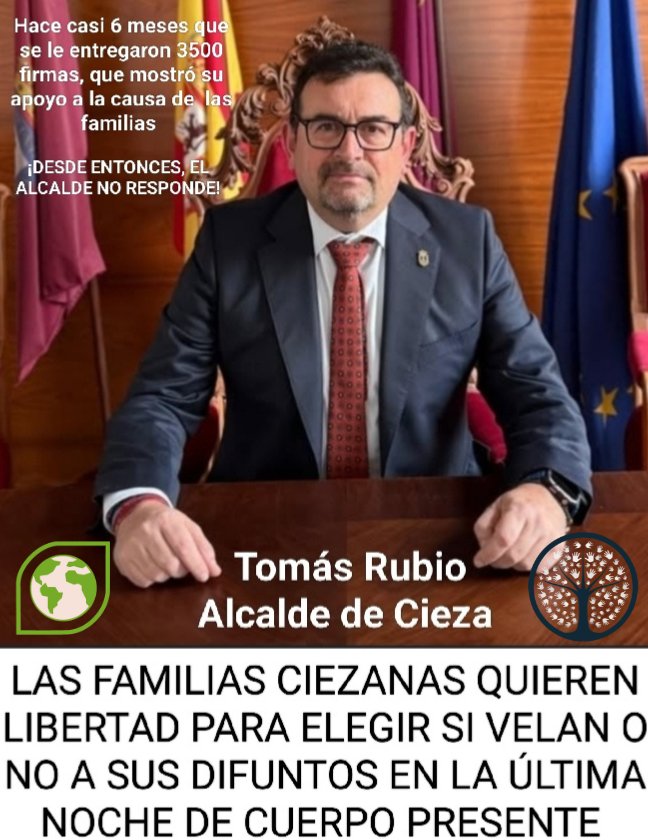 Alcalde de Cieza, reaccione