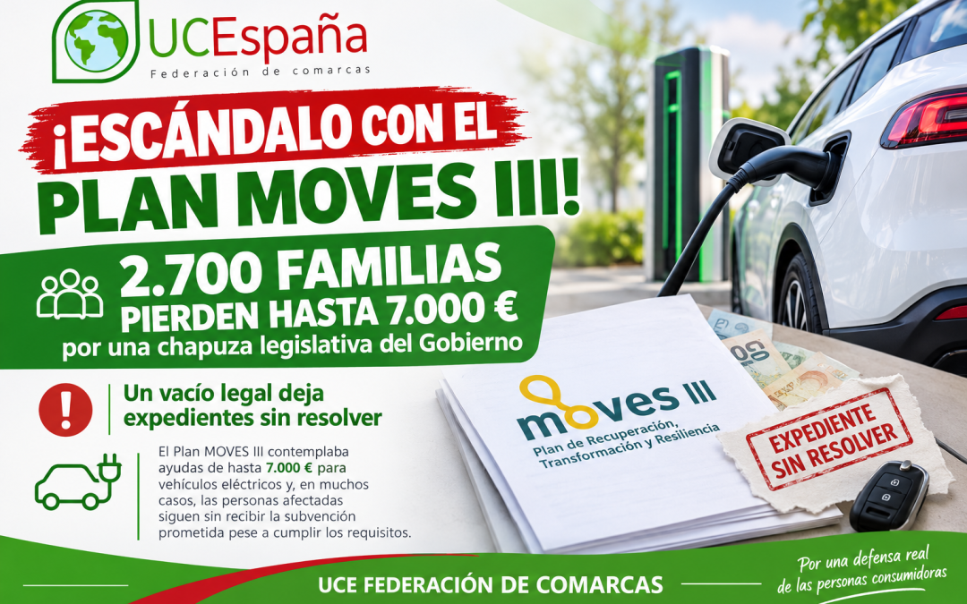 ¡Escándalo con el Plan Moves III! 2.700 familias pierden hasta 7.000 euros por una chapuza legislativa del Gobierno